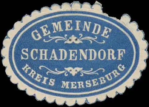 Gemeinde Schadendorf Kreis Merseburg