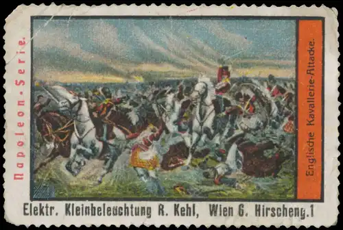 Englische Kavallerie-Attacke