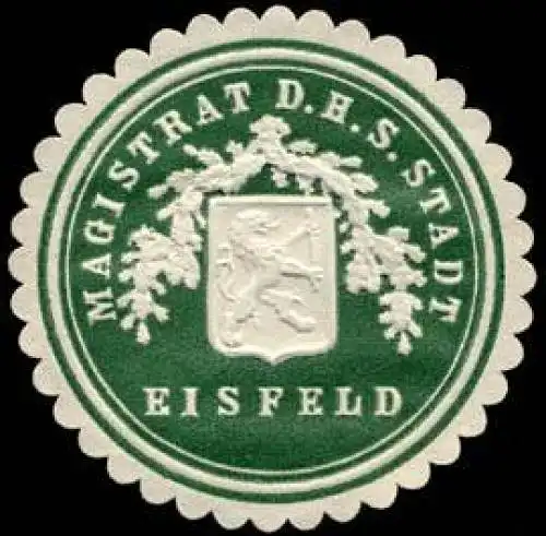 Magistrat der Herzoglich SÃ¤chsischen Stadt Eisfeld