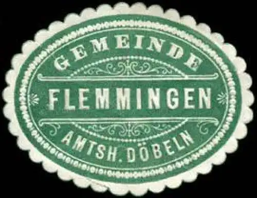 Gemeinde Flemmingen - Amtshauptmannschaft DÃ¶beln