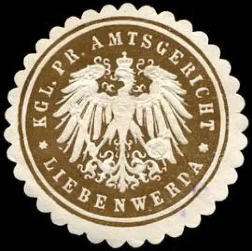 K.Pr. Amtsgericht - Liebenwerda