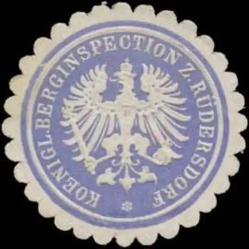 K. Berginspection zu RÃ¼dersdorf