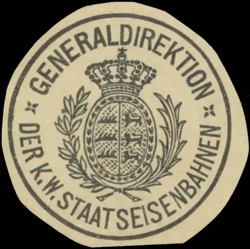 Generaldirektion der K.W. Staatseisenbahnen