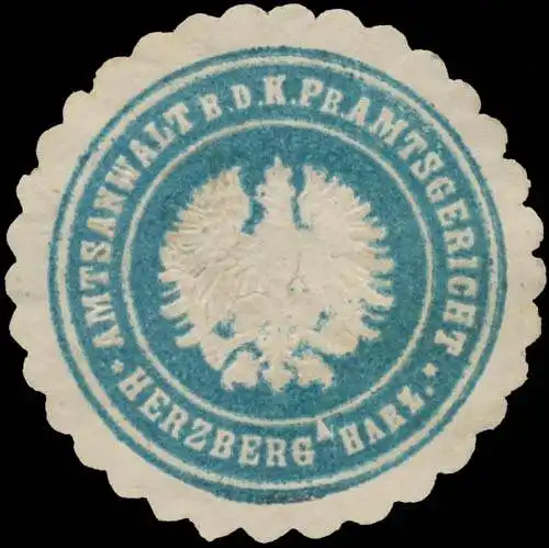 Amtsanwalt b.d. K. Pr. Amtsgericht Herzberg am Harz