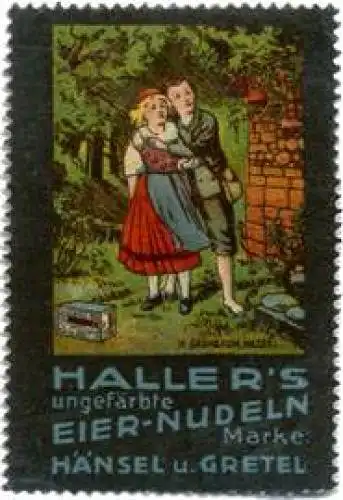 Hallers ungefärbte Eier - Nudeln Marke : Hänsel und Gretel