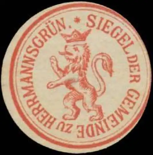 Siegel der Gemeinde zu HerrmannsgrÃ¼n