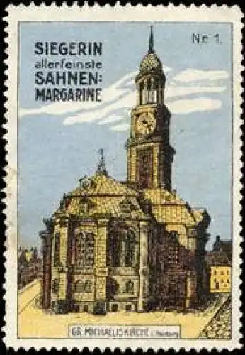 GroÃe Michaeliskirche in Hamburg