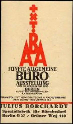 FÃ¼nfte allgemeine BÃ¼ro - Ausstellung - ABA