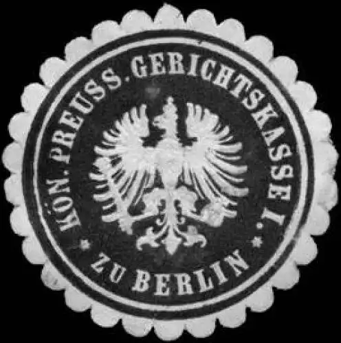 KÃ¶niglich Preussische Gerichtskasse zu Berlin