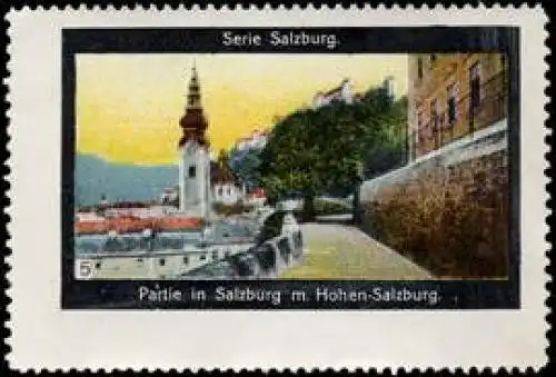 Partie in Salzburg mit Hohen - Salzburg