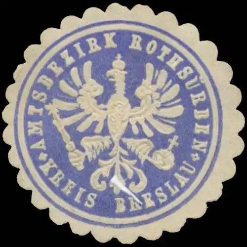 Amtsbezirk RothsÃ¼rben Kreis Breslau/Schlesien