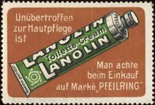 UnÃ¼bertroffen zur Hautpflege ist Lanolin Toilette - Cream