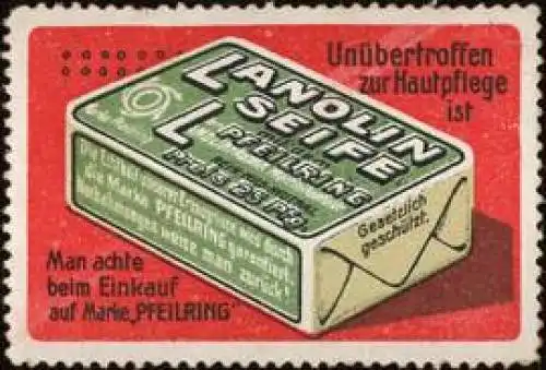 UnÃ¼bertroffen zur Hautpflege ist Lanolin Seife