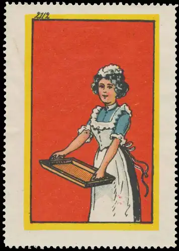 KÃ¶chin mit Backblech