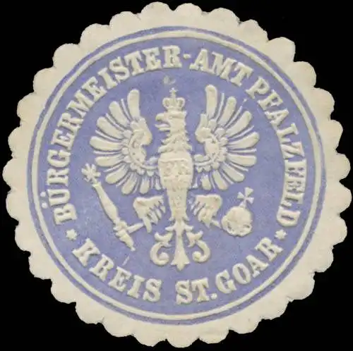 BÃ¼rgermeister-Amt Pfalzfeld Kreis St. Goar