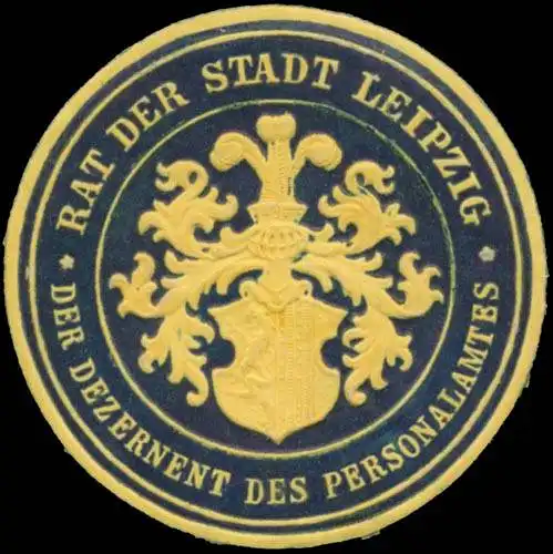 Der Dezernent des Personalamtes Rat der Stadt Leipzig