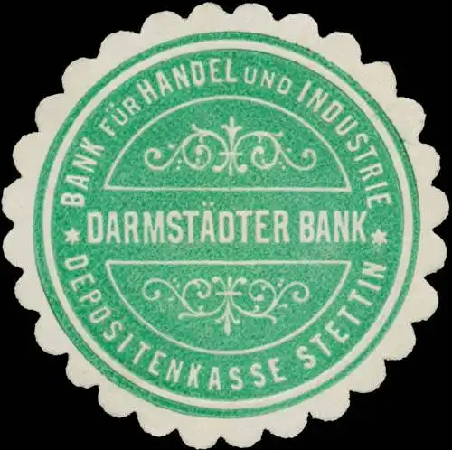 DarmstÃ¤dter Bank Depositenkasse Stettin