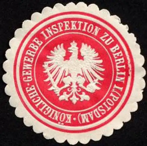 Königliche - Gewerbe Inspektion zu Berlin I (Potsdam)
