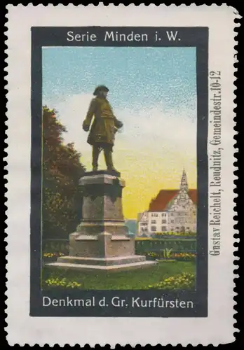 Denkmal des Gr. KurfÃ¼rsten in Minden