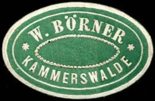 W. BÃ¶rner - Kammerswalde