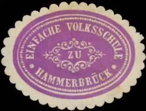Einfache Volksschule zu HammerbrÃ¼ck
