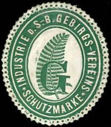 Industrie d. S. - B. Gebirgs - Vereins - Schutzmarke