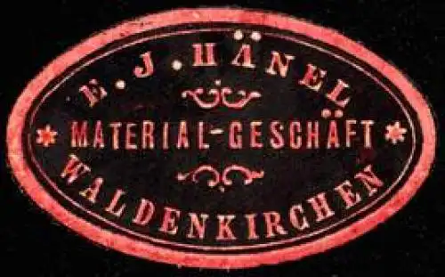 E. J. HÃ¤nel - Material - GeschÃ¤ft - Waldenkirchen