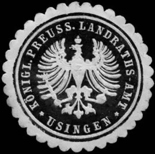 KÃ¶niglich Preussisches Landraths - Amt - Usingen