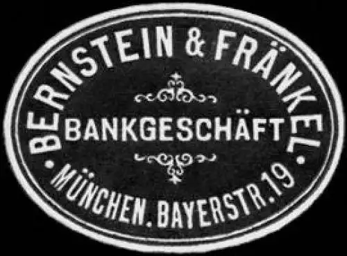 Bernstein & FrÃ¤nkel BankgeschÃ¤ft - MÃ¼nchen