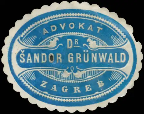 Advokat Dr. Sandor GrÃ¼nwald