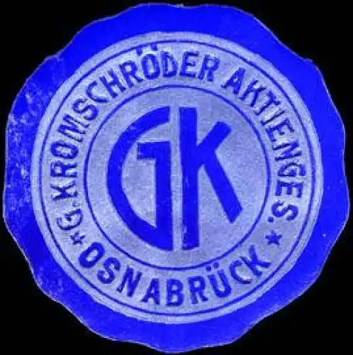 G. KromschrÃ¶der Aktiengesellschaft - OsnabrÃ¼ck