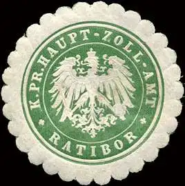 K: Pr. Haupt-Zoll-Amt - Ratibor