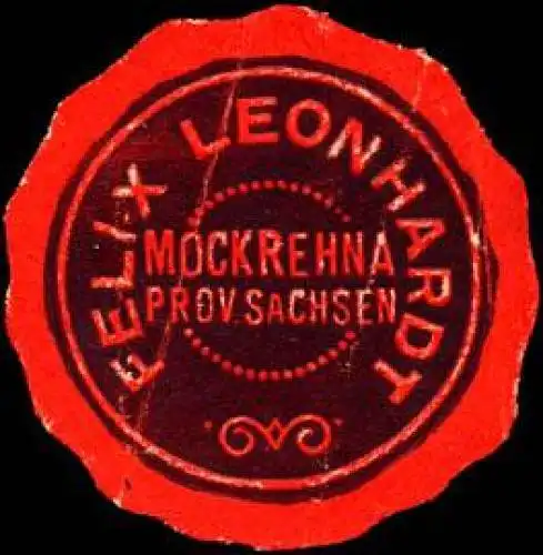 Felix Leonhardt - Mockrehna - Provinz Sachsen