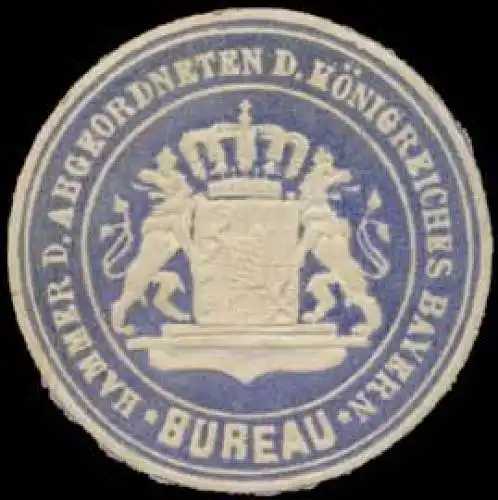 Kammer der Abgeordneten d. KÃ¶nigreiches Bayern - Bureau
