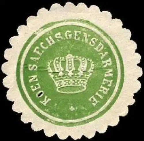 Koeniglich Saechsische Gensdarmerie