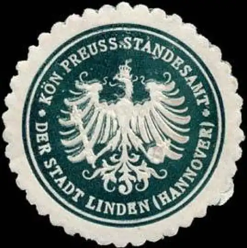 KÃ¶niglich Preussisches Standesamt der Stadt Linden (Hannover)