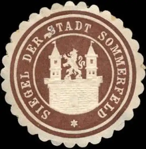 Siegel der Stadt Sommerfeld