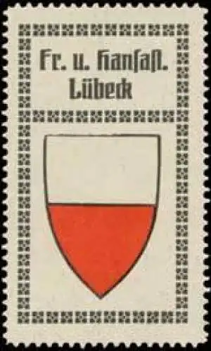 Fr. und Hansastadt LÃ¼beck Wappen