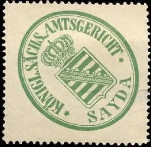 KÃ¶niglich - SÃ¤chsisches - Amtsgericht - Sayda