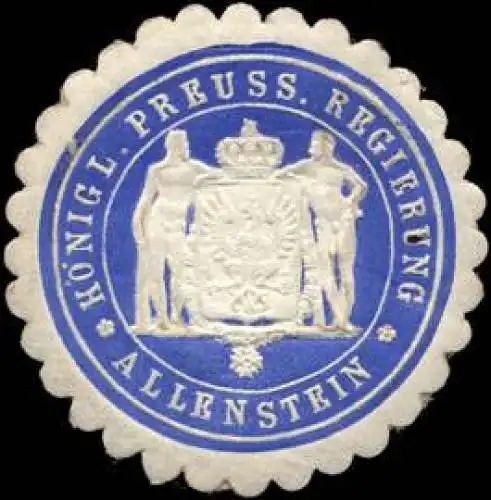 KÃ¶niglich - Preussische Regierung Allenstrin