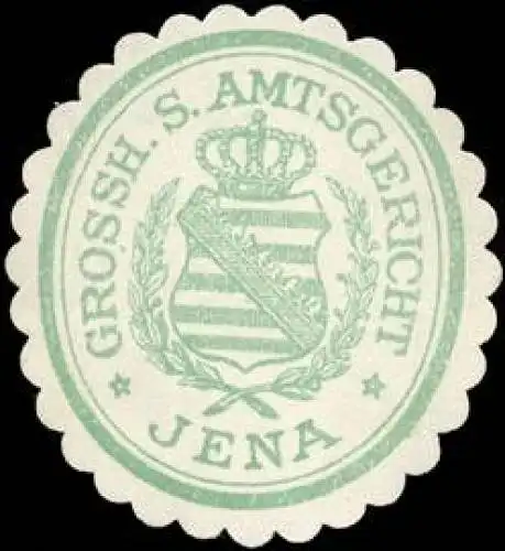 Grossherzoglich sÃ¤chsisches Amtsgericht Jena