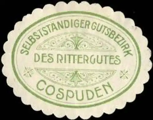 SelbststÃ¤ndiger Gutsbezirk des Rittergutes Cospuden