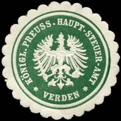 KÃ¶niglich Preussisches Haupt - Steuer - Amt - Verden