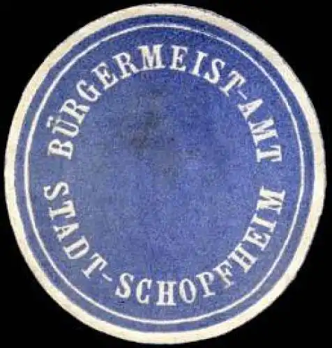 BÃ¼rgermeister - Amt - Stadt - Schopfheim