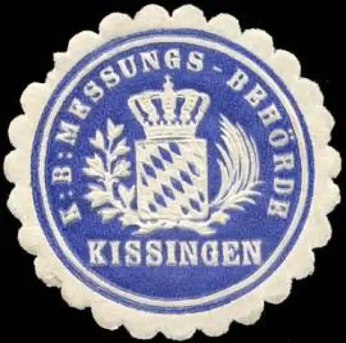 KÃ¶niglich Bayerische Messungs - BehÃ¶rde - Kissingen