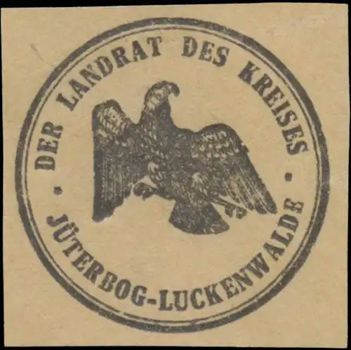 Der Landrat des Kreises JÃ¼terbog-Luckenwalde