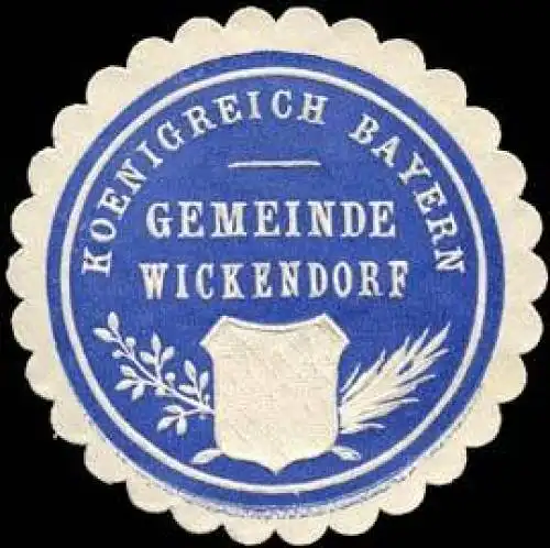 Koenigreich Bayern - Gemeinde Wickendorf