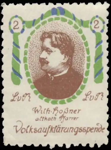 Pfarrer Wilhelm HoÃner
