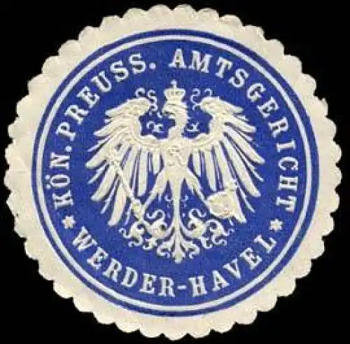 KÃ¶niglich Preussisches Amtsgericht - Werder - Havel