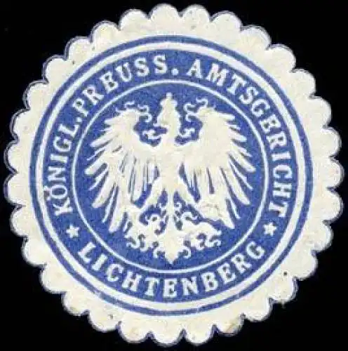 KÃ¶niglich Preussisches Amtsgericht - Lichtenberg